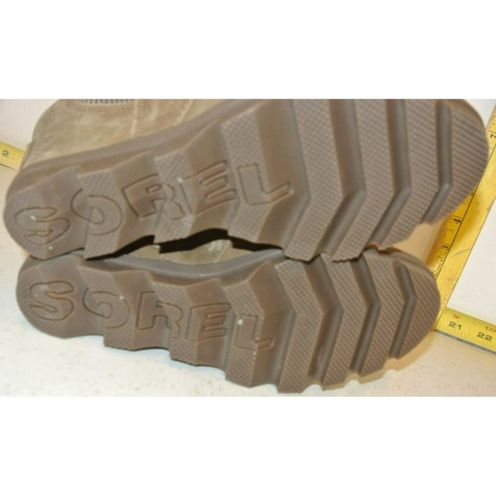 Sorel Slip on Arctic Joan of Arctic Wedge II Winter Leather Boots size 7.5 - Picture 6 of 9